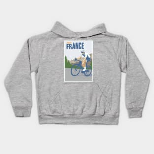 Tour de France Vintage Travel Poster Retro Design Gift Kids Hoodie